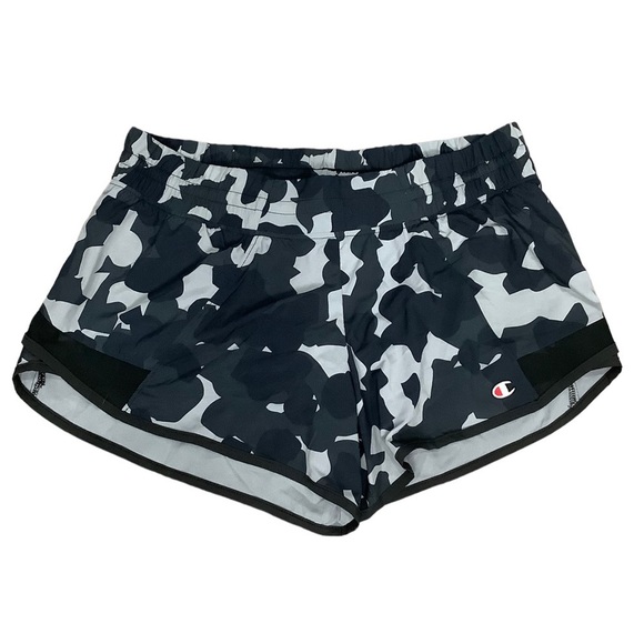 Women's Champion Large 12 - 14 Shorts Sport Camo Activewear Athletic Active New - Picture 2 of 13